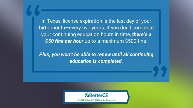 How Do I Renew My Insurance License In Texas BetterCE   Better CE Callout 1 How Do I Renew My Insurance License In Texas 768x432 