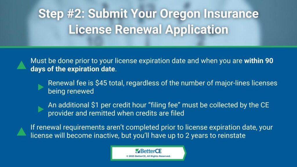 What Are My Oregon Insurance License Renewal Requirements Betterce